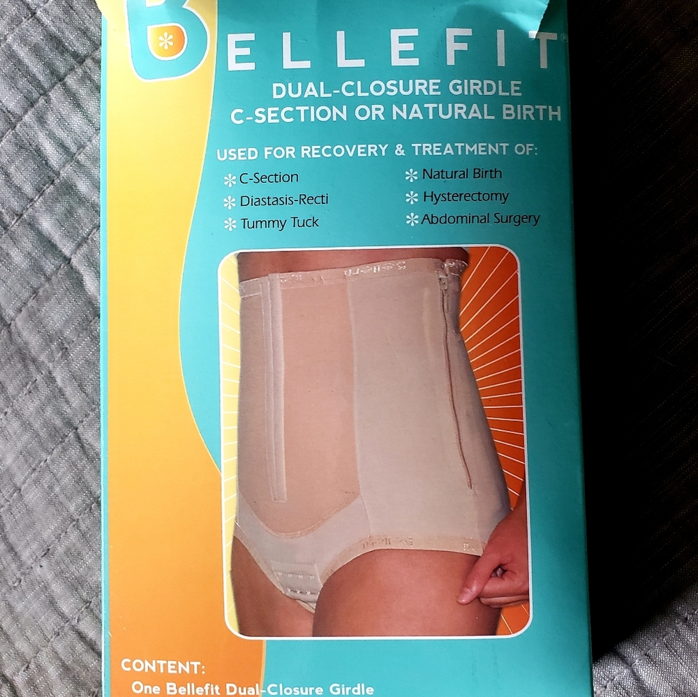 Post Partum Bellefit Dual Closure Girdle NIB